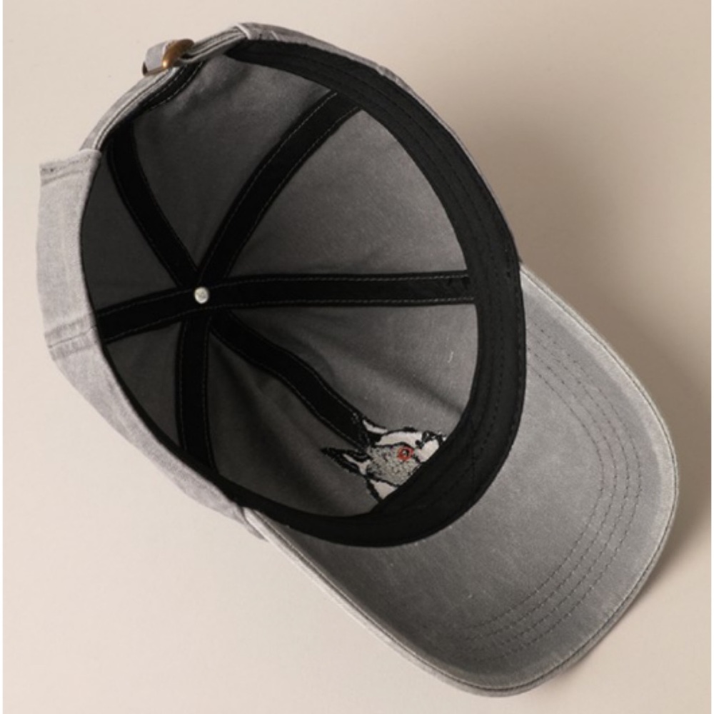 🔥 LAST ONE! 🔥 Embroidered Boston Terrier Baseball Cap - Picture 3 of 5